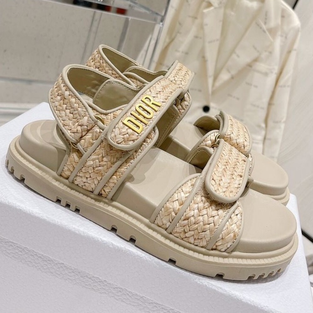 DIOR Jute Dioract Sandals size 40